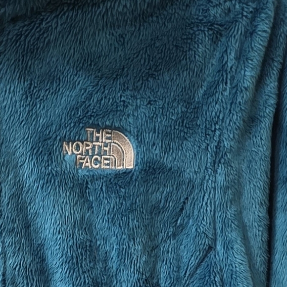 The North Face Women's Teal Osito Luxe Zip Up Fleece Jacket ~ Size Medium - Picture 9 of 9